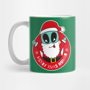 Alien Santa Claus Mug